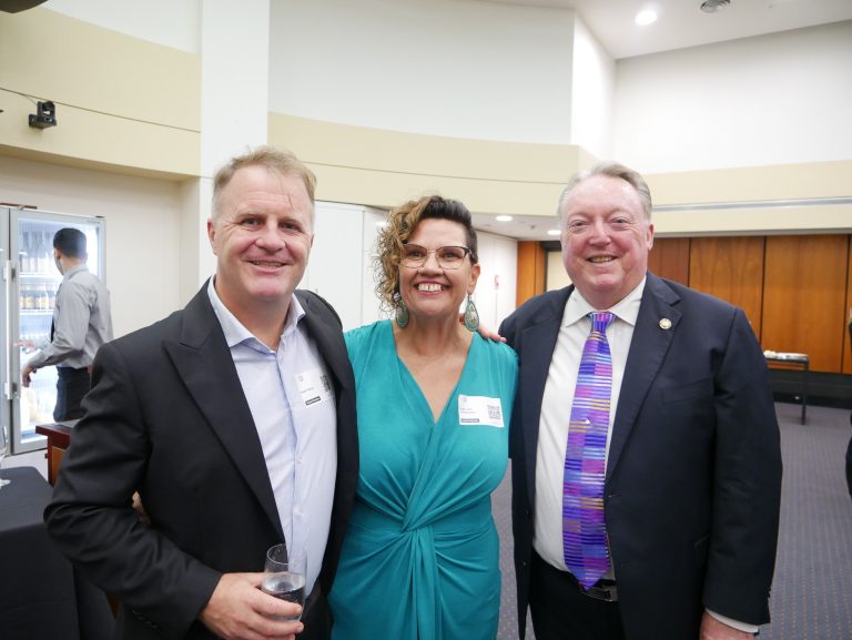 Julie-ann Lambourne, Strait Insight Consulting and QIBN. Glen Elmes and Kevin Parer, Australian Strategic Advisory